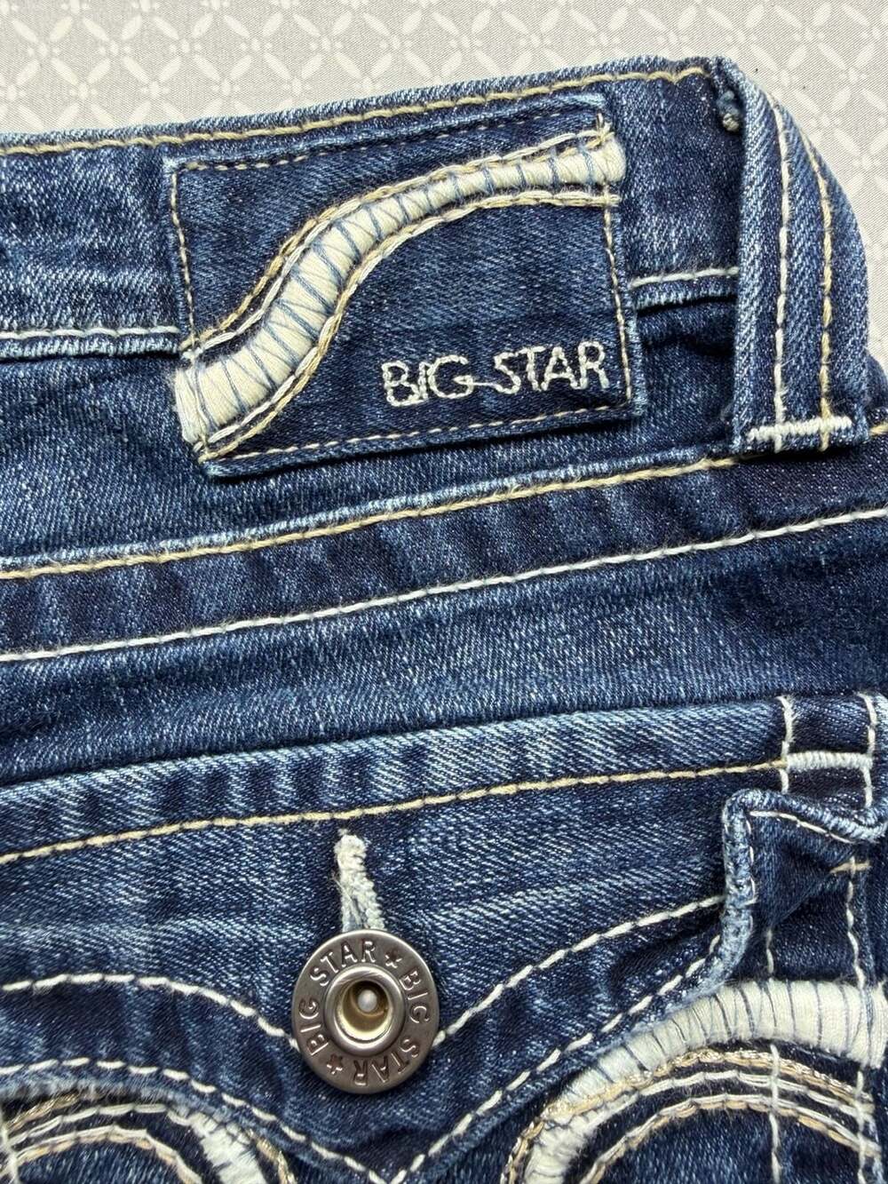 Big Star Remy Low Rise Fit Jeans Size 28R - Picture 12 of 16
